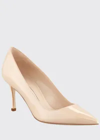 Manolo Blahnik BB 70mm Patent Leather Pump $625 | Bergdorf Goodman