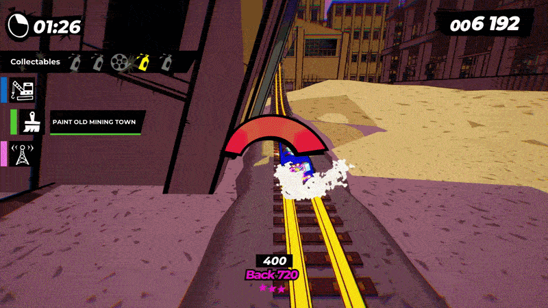 GIF of gameplay in Denshattack!