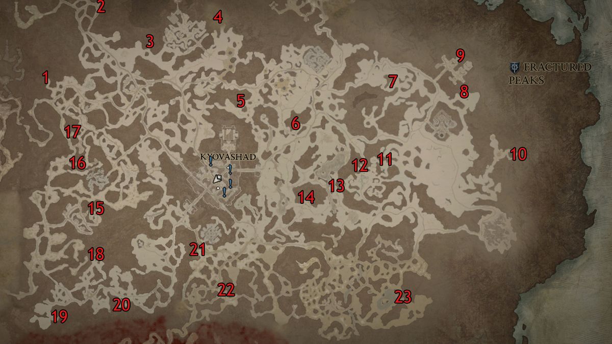 Diablo 4 Dungeon Locations Guide 