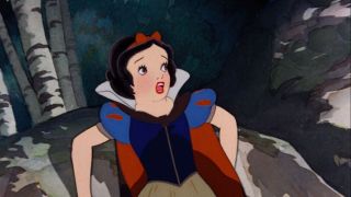 Snow White being attacked by the huntsman
