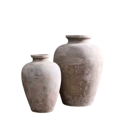 Affiti Clay Tapered Pot - Large