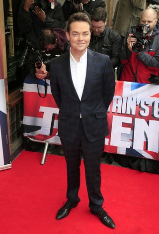 Stephen Mulhern on the red carpet ( Amanda at the launch (Jonathan Brady/PA Wire/Press Association Images)[/caption)