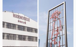 Chanel Mademoiselle Prive building and logo
