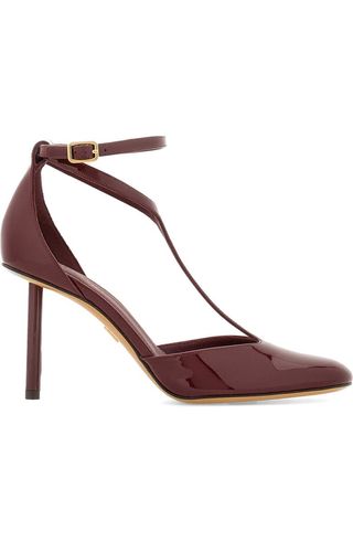 Lysandra T-Strap Patent Leather Pump