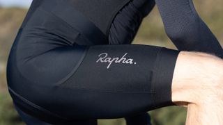 Rapha Core Cargo bib shorts leg pocket details