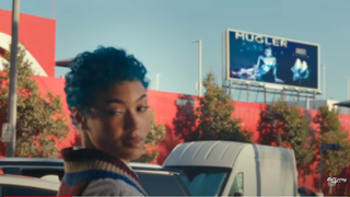 Virtual Billboard for Mugler in Music Video