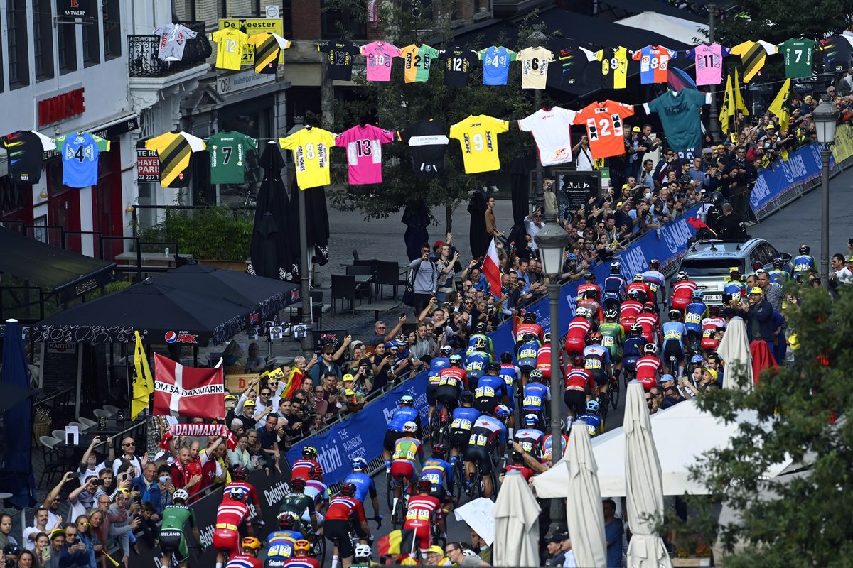 2021 UCI Road World Championships Flanders - Women Elite Road Race - Antwerp - Leuven 268,3 km - 26/09/2021 - Scenery - Start - photo Nico Vereecken/PN/BettiniPhoto&Acirc;&copy;2021