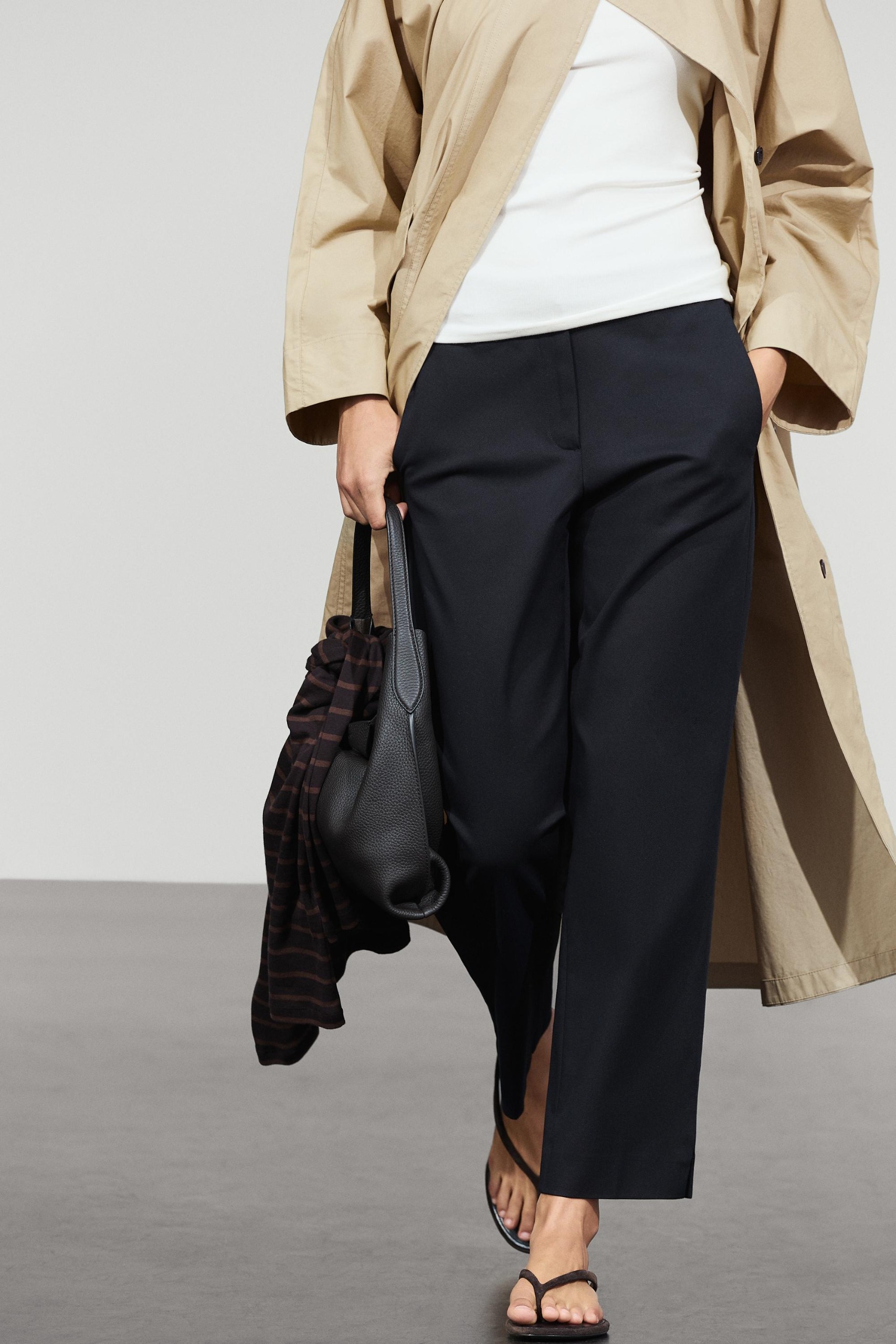 Straight Stretch Trousers