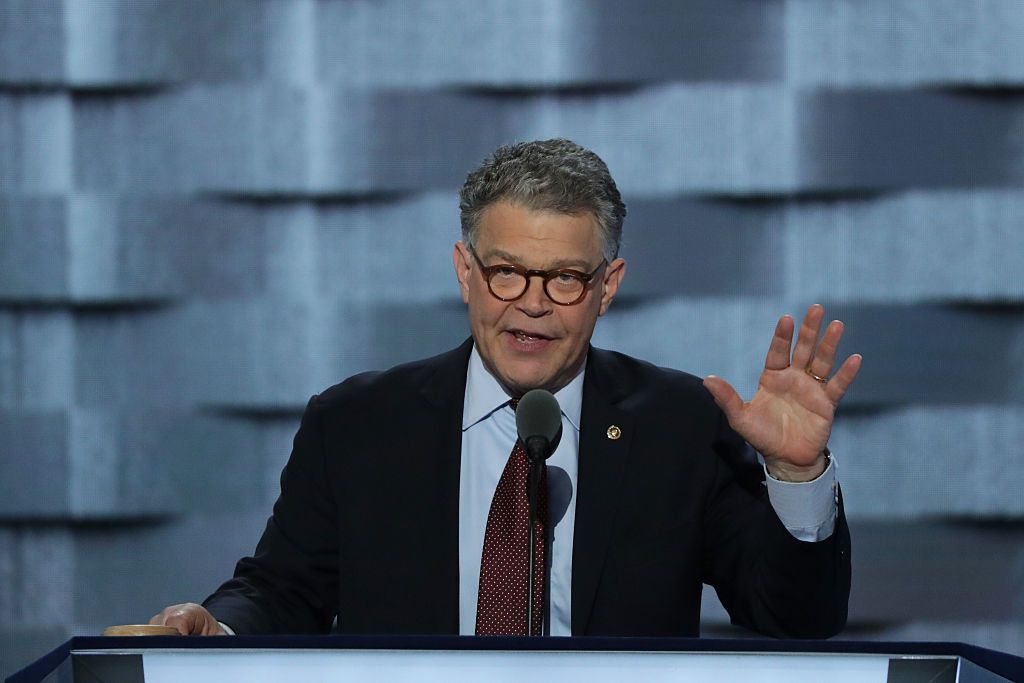 Al Franken hits Donald Trump with comedy