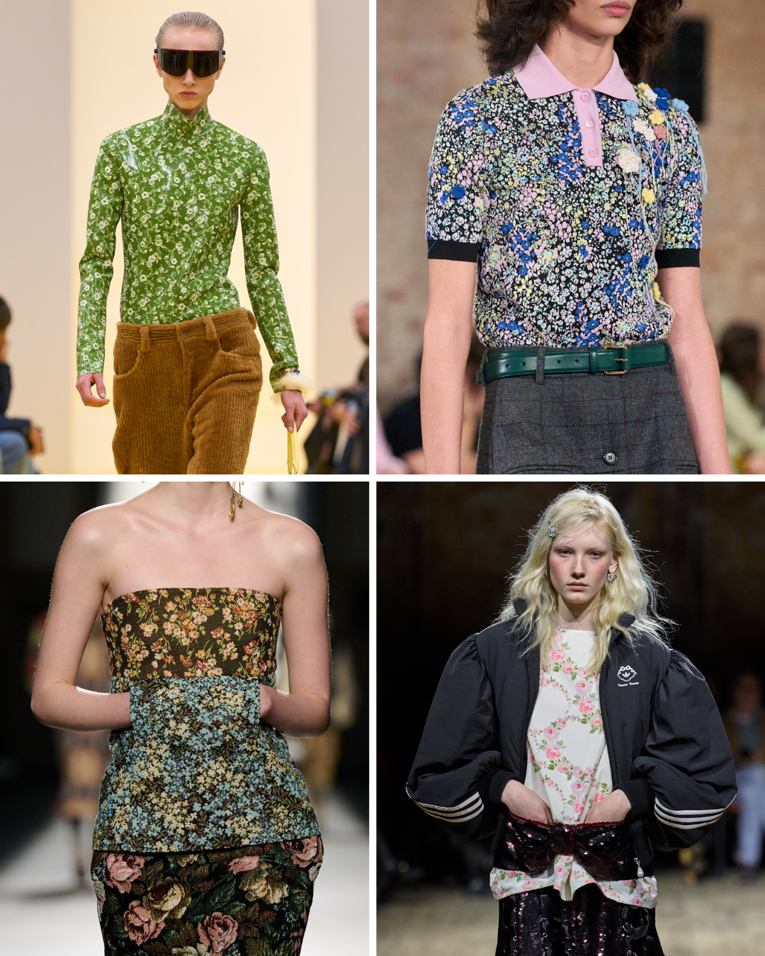 Autumn runway tops.