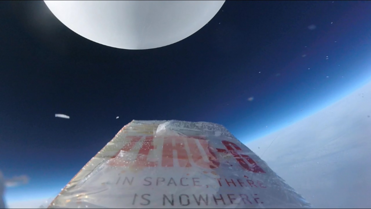 &#039;ZERO-G&#039; Book at the Edge of Space