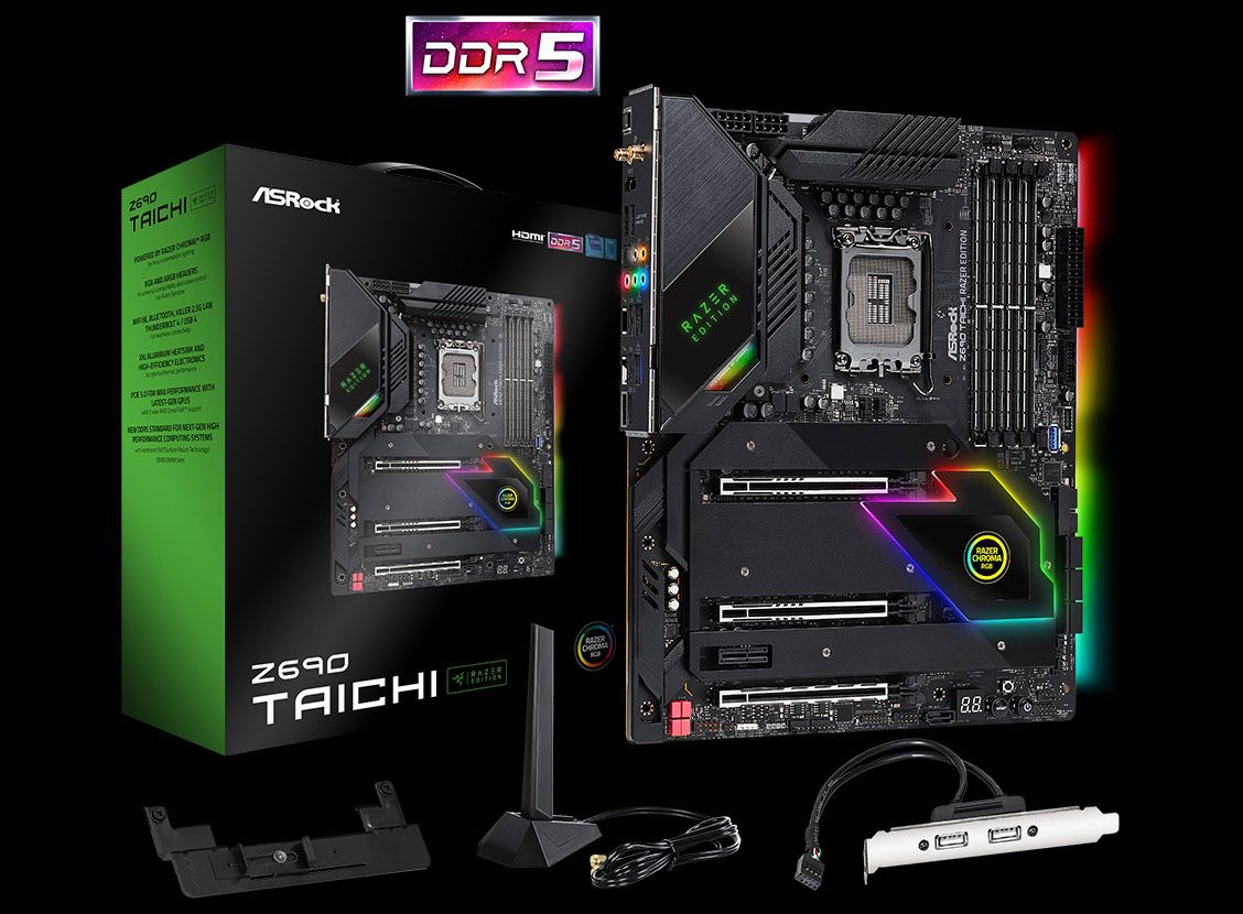 ASRock Z690 Taichi Razer Edition Embraces Alder Lake Non-K