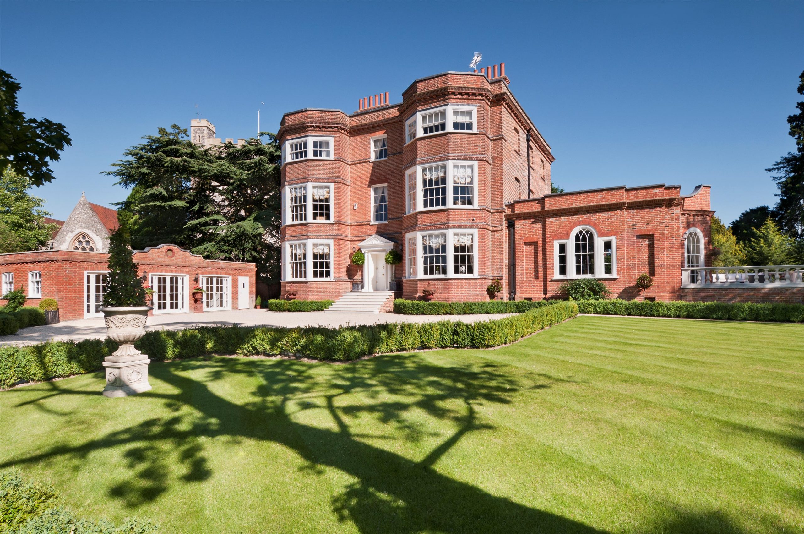 Red brick house