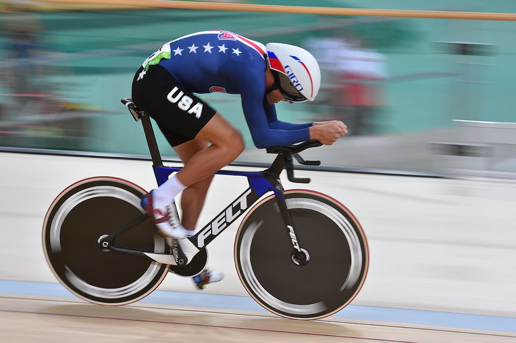 Bobby Lea (USA) during the individual pursuit