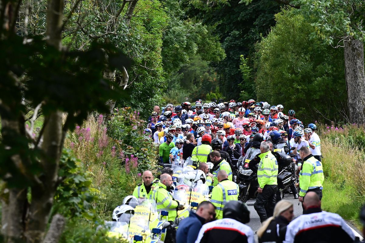 Protests stop racing at the 2023 UCI World Championships