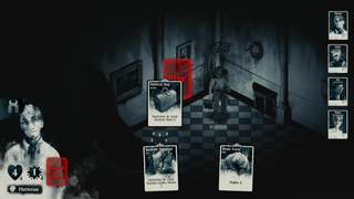 The player is presented with cards for their next move
