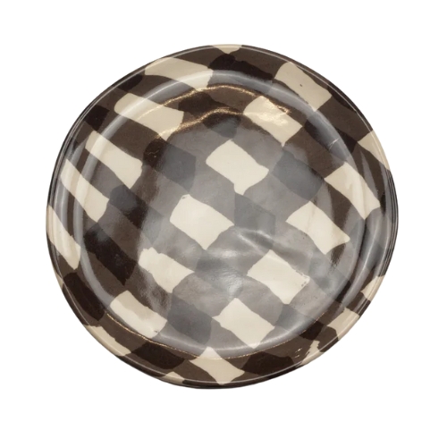 Henry Holland Studio, Brown & White Gingham Side Plate