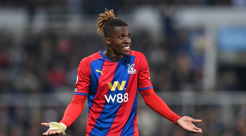 Wilfried Zaha of Crystal Palace is surprisingly high up this list