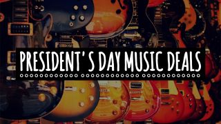 Save up to 60% on music gear in the Sweetwater, ProAudioStar, Musician’s Friend and Guitar Center President’s Day Sales