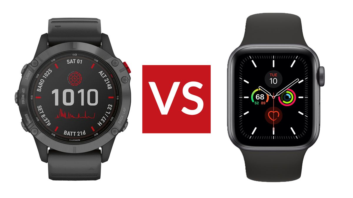 Fenix 5x plus sales vs apple watch 4