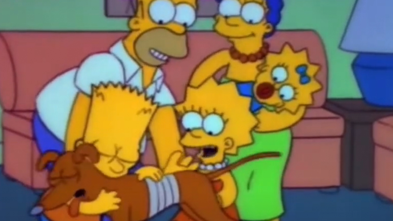 Una captura de pantalla de los Simpsons