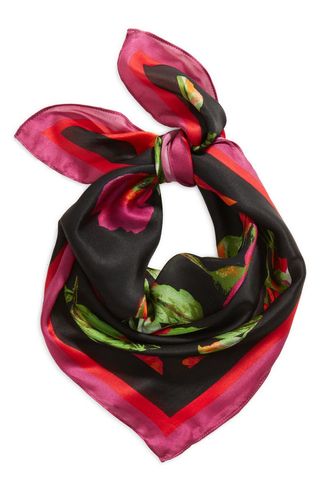 Harbison Print Silk Square Scarf