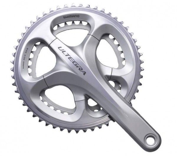 The new crank set has a hollow outer