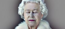 Queen Elizabeth II (‘Lightness of Being’), 2007, by Chris Levine (b.1960), 45¼in by 45in, lenticular print on lightbox, National Portrait Gallery, London.