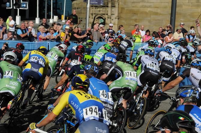 Sunshine on the peloton