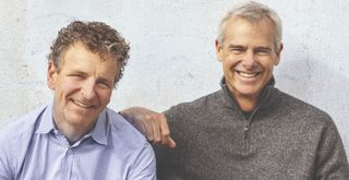 Strava co-founders Michael Horvath (left) and Mark Gainey