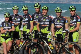 The seven rider Multivan Merida Biking Team