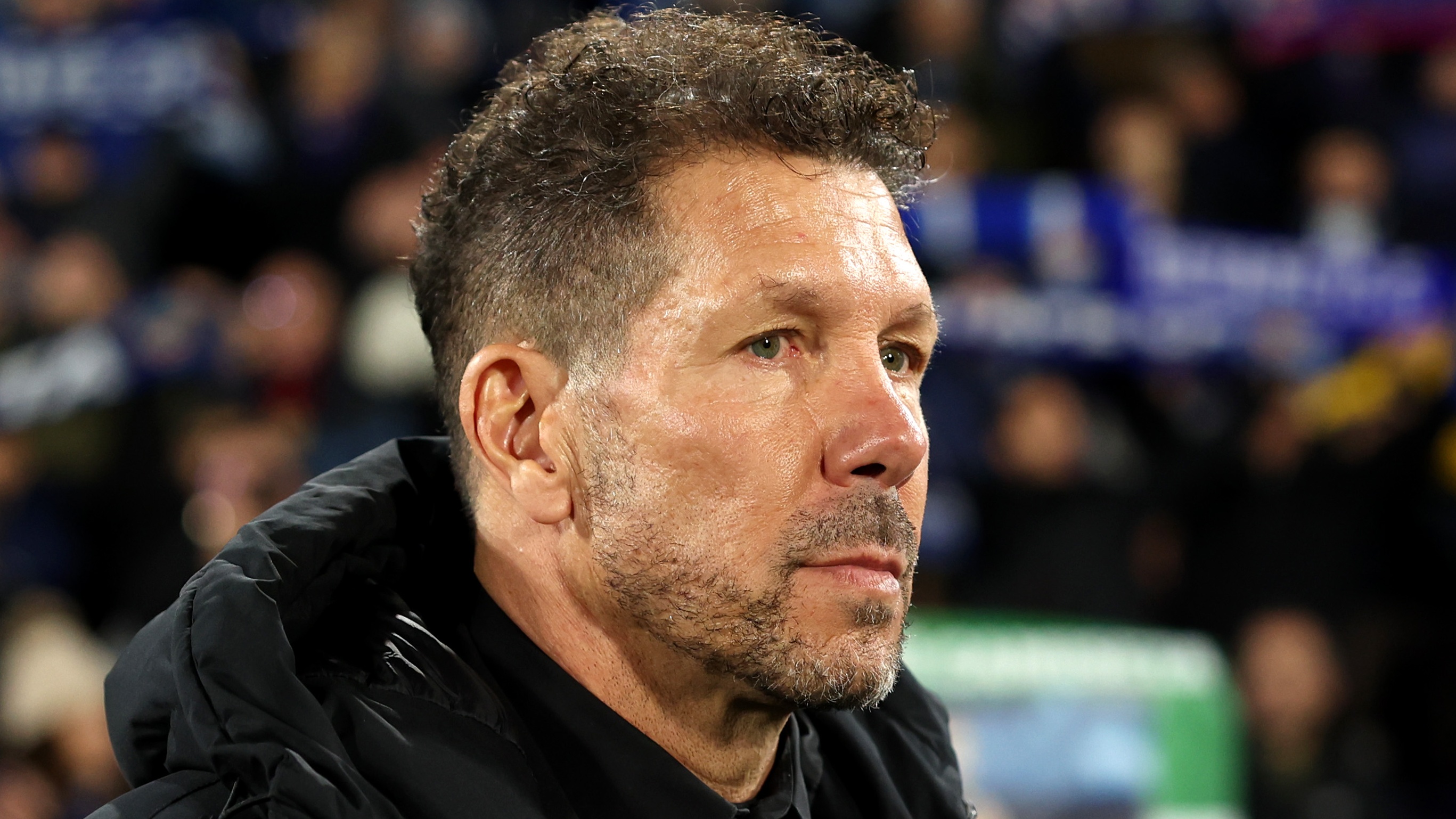 Diego Simeone of Atletico Madrid ahead of their match vs Getafe in La Liga. 