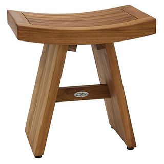 Dark wood amazon shower bench