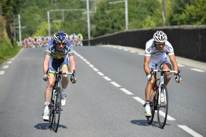 World champion Philippe Gilbert (BMC) tries to make a move