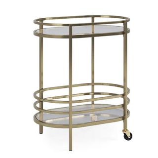 Dunelm gold bar cart