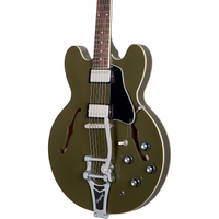 Epiphone ES-335 Bigsby Olive Drab