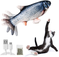 Beewarm Flopping Fish Cat Toy with Catnip Bag RRP: $29.99 | Now: $13.99 | Save: $16.00 (53%)