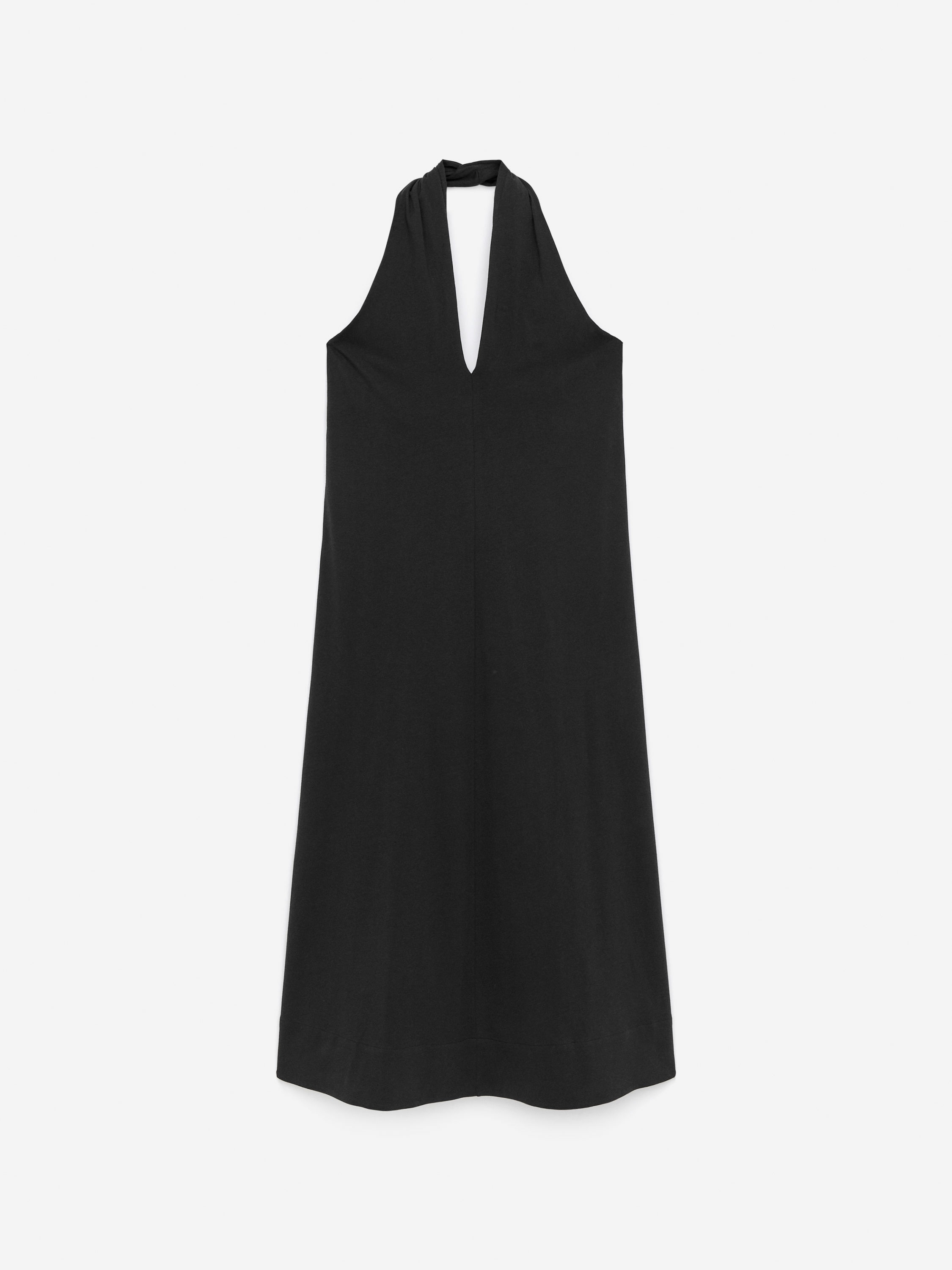 Halterneck Dress 
 Dark Brown 
 Women 
 Arket Gb