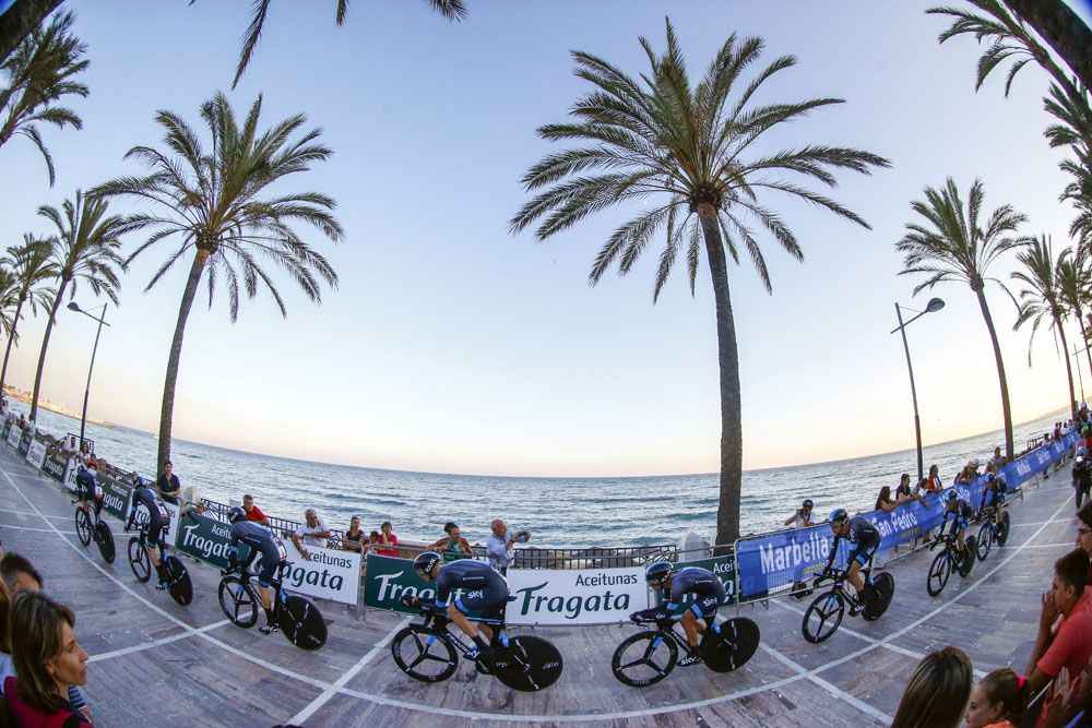 Team Sky chose to ride conservatively for the opening team time trial