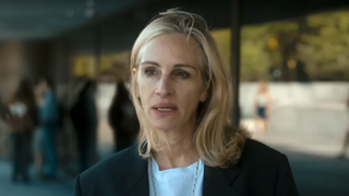 Julia Roberts with blonde hair in After The Hunt