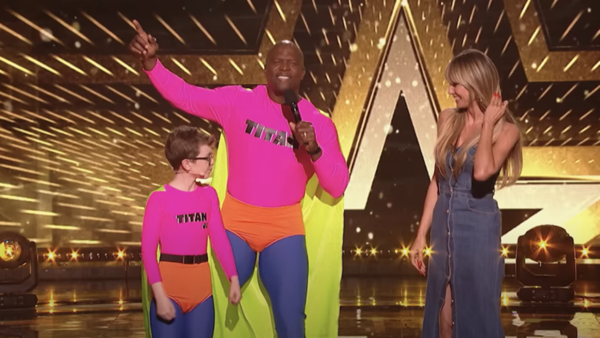 Watch America S Got Talent S 13 Year Old Magician Win A Golden Buzzer For Turning Terry Crews