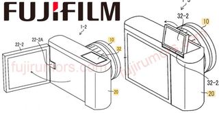 Fujifilm has filed three patents, including one for a tilting top LCD screen