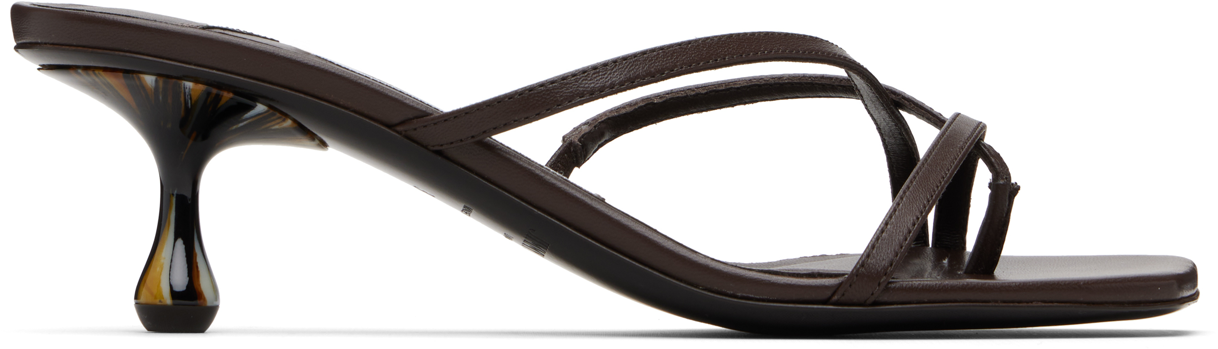 Brown Etana 50 Heeled Sandals