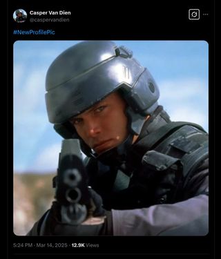 Image of Casper Van Dien as Johnny Rico in Starship Troopers