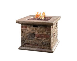 Faux Stone Fire Pit Table cut out