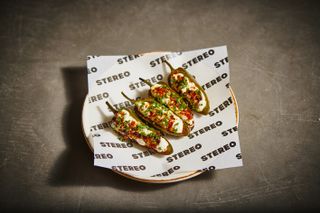 stereo covent garden peppers offering plated up