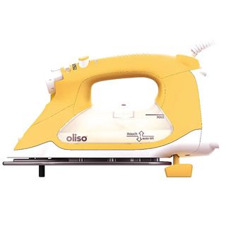 oliso smart iron in yellow