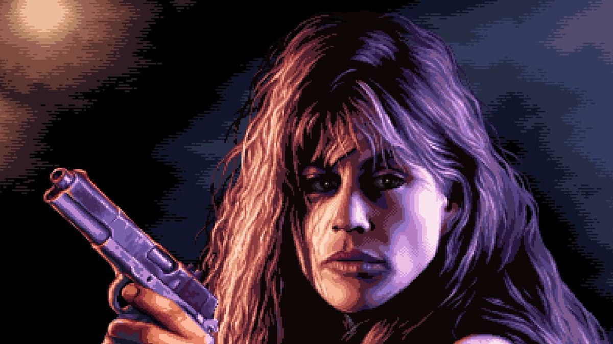 The Terminator 2 game we should've got in 1991 is now coming from one of the best retro studios around, complete with a buff Sarah Connor and a fully nude playable Arnold