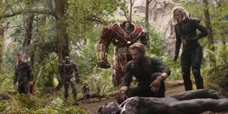 The surviving Avengers in Wakanda