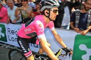 Simon Yates (Mitchelton-Scott) rolls to the start of stage 18 at the Giro d'Italia